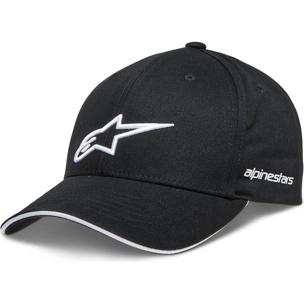 Alpinestars Rostrum Cap Black / White FREE 1 YEAR Returns, FREE UK Delivery | ThrottleChimp