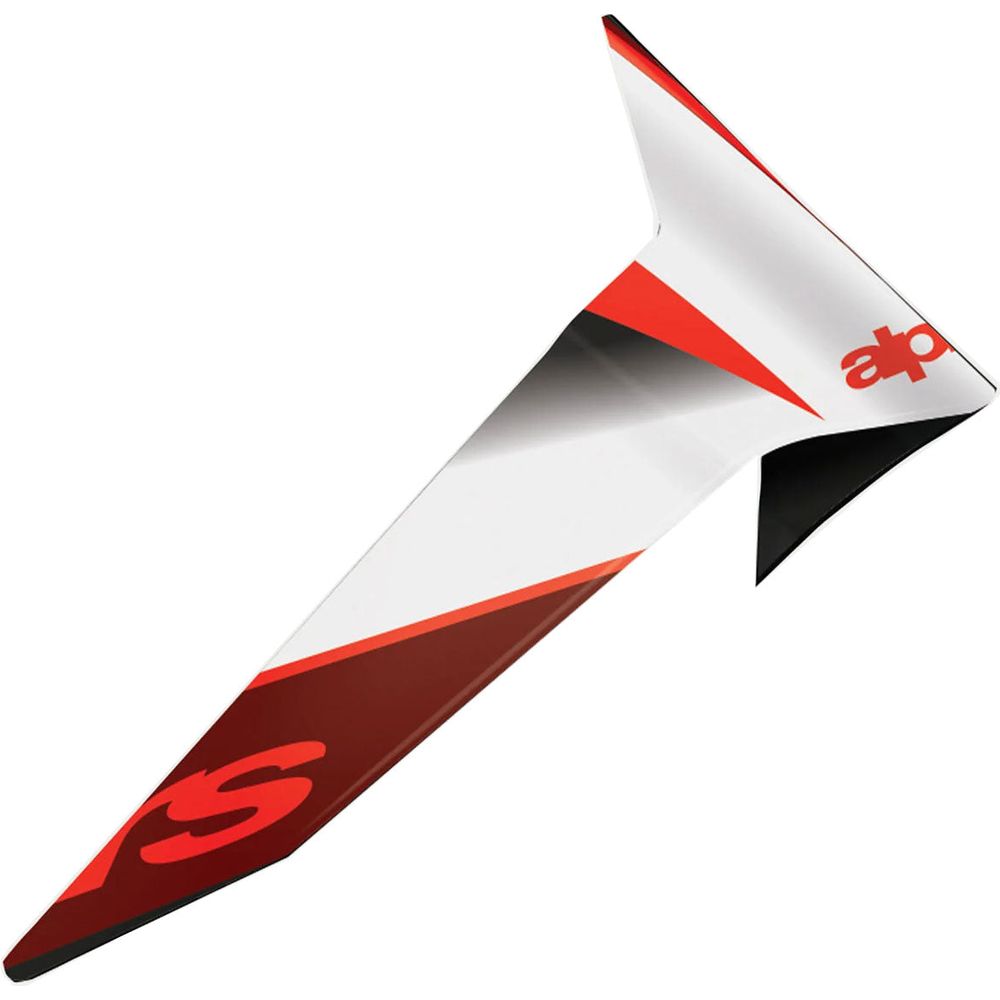 Alpinestars S-R10 Team Standard Spoiler Black / Carbon / Red / Gloss White FREE 1 YEAR Returns, FREE UK Delivery | ThrottleChimp