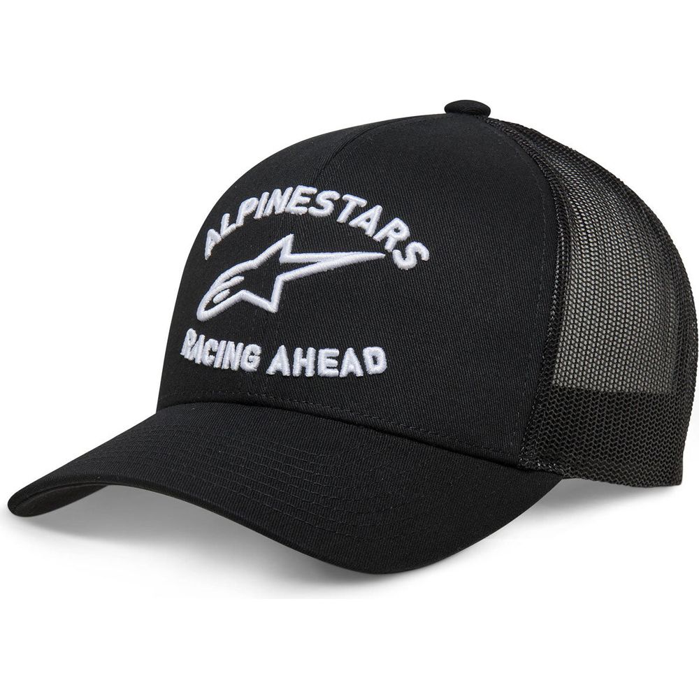 Alpinestars Triple Trucker Cap Black / Black / White FREE 1 YEAR Returns, FREE UK Delivery | ThrottleChimp