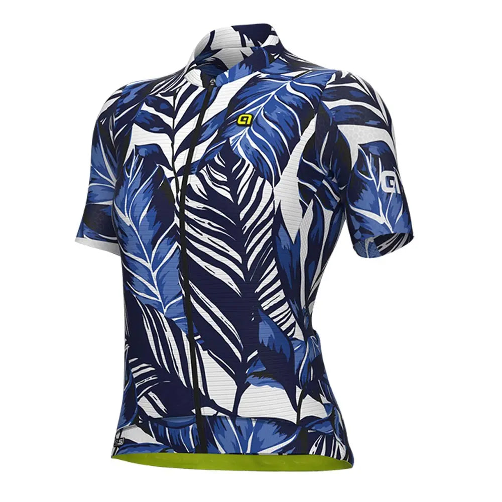 Ale Clothing Leaf PR-S Ladies Short Sleeves Cycle Jersey Blue - FREE 1 YEAR Returns, FREE UK Shipping | ThrottleChimp