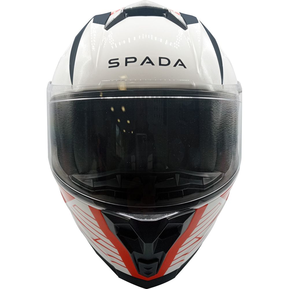 Spada Raiden 2 Thunder Full Face Helmet Black / White / Red FREE 1 YEAR Returns, FREE UK Delivery | ThrottleChimp
