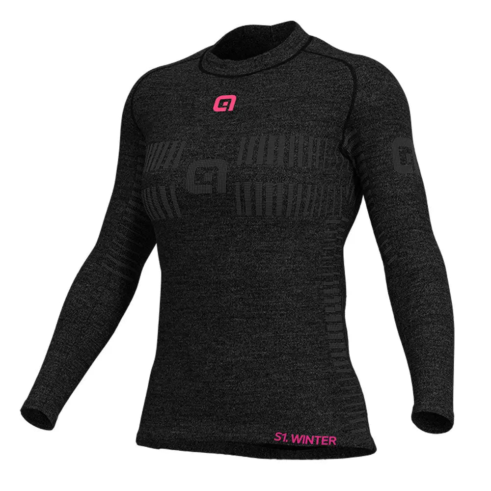 Ale Clothing Ladies Seamless Wool Cycle Base Layer Grey - FREE 1 YEAR Returns, FREE UK Shipping | ThrottleChimp