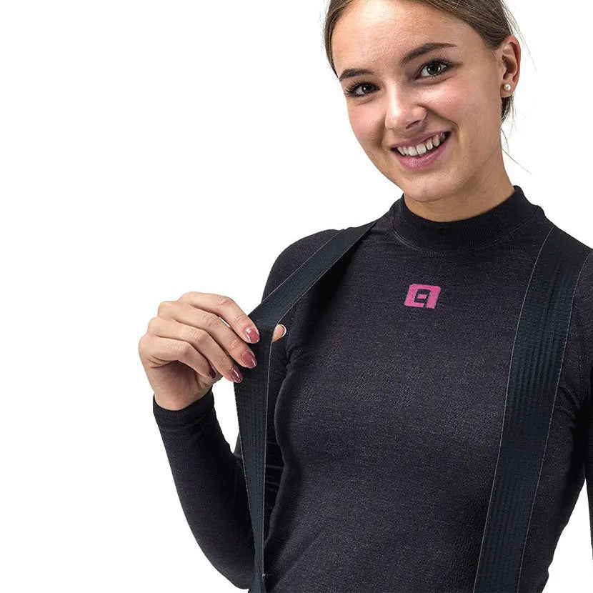 Ale Clothing Ladies Seamless Wool Cycle Base Layer Grey - FREE 1 YEAR Returns, FREE UK Shipping | ThrottleChimp
