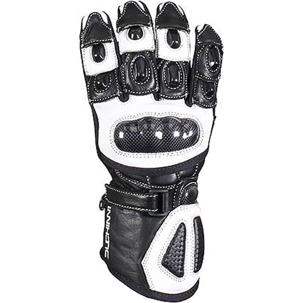 Duchinni Bambino Youth Leather Gloves White FREE 1 YEAR Returns, FREE UK Delivery | ThrottleChimp