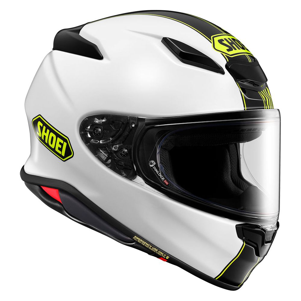 Shoei NXR2 Beaut TC3 Full Face Helmet Yellow FREE 1 YEAR Returns, FREE UK Delivery | ThrottleChimp
