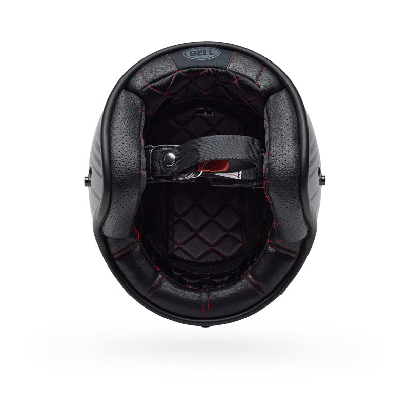 Bell Custom 500 Edge ECE 22.06 Open Face Helmet Gloss Metallic Black / Grey