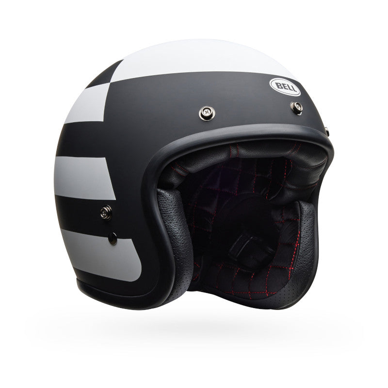 Bell Custom 500 Parlor ECE 22.06 Open Face Helmet Matt Black / White