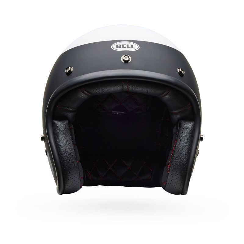 Bell Custom 500 Parlor ECE 22.06 Open Face Helmet Matt Black / White