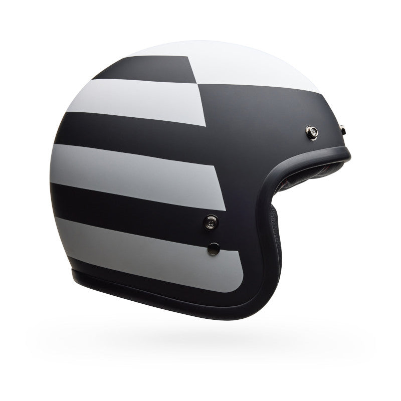 Bell Custom 500 Parlor ECE 22.06 Open Face Helmet Matt Black / White
