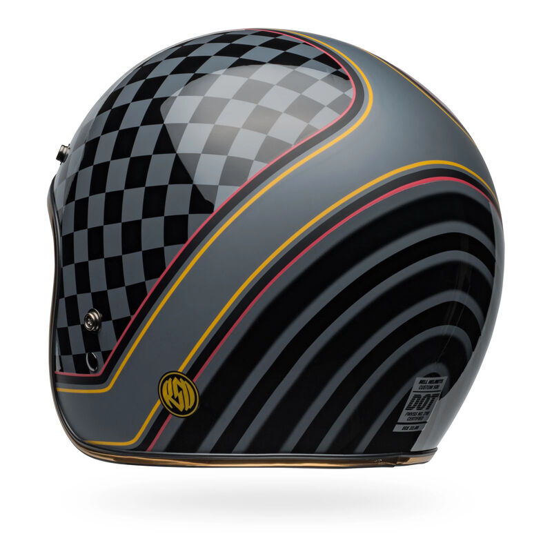 Bell Custom 500 RSD Wreakers ECE 22.06 Open Face Helmet Black / Gold FREE 1 YEAR Returns, FREE UK Delivery | ThrottleChimp