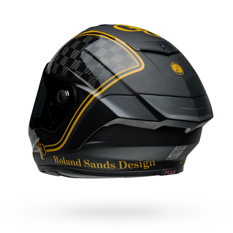 Bell Race Star DLX Flex RSD Player ECE 22.06 Full Face Helmet Black / Gold FREE 1 YEAR Returns, FREE UK Delivery | ThrottleChimp