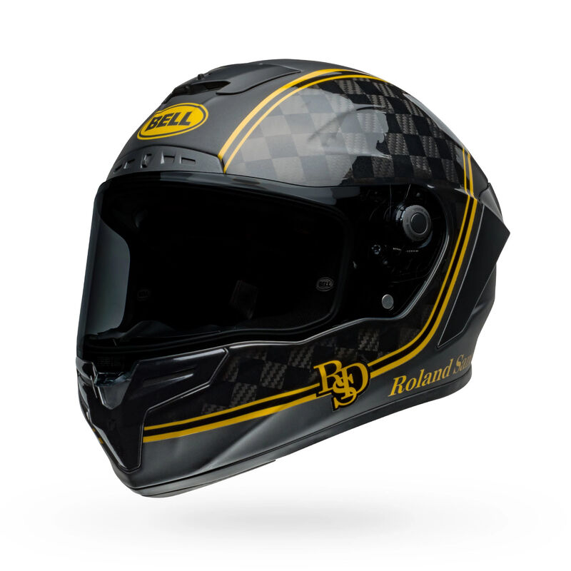 Bell Race Star DLX Flex RSD Player ECE 22.06 Full Face Helmet Black / Gold FREE 1 YEAR Returns, FREE UK Delivery | ThrottleChimp