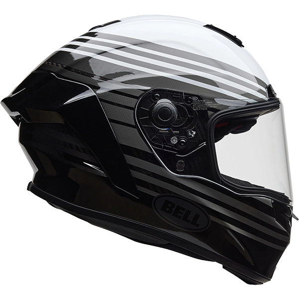 Bell Race Star DLX Flex Dash ECE 22.06 Full Face Helmet Gloss White / Black
