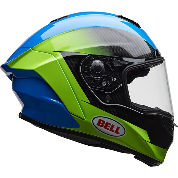 Bell Race Star DLX Flex Corsa ECE 22.06 Full Face Helmet Gloss Blue / Green