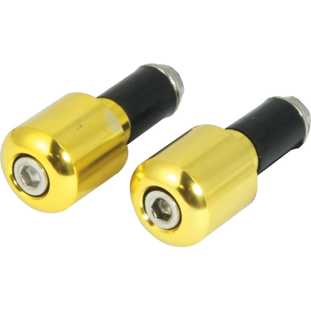 Bike It Slim Bar End Weights Gold FREE 1 YEAR Returns, FREE UK Delivery | ThrottleChimp