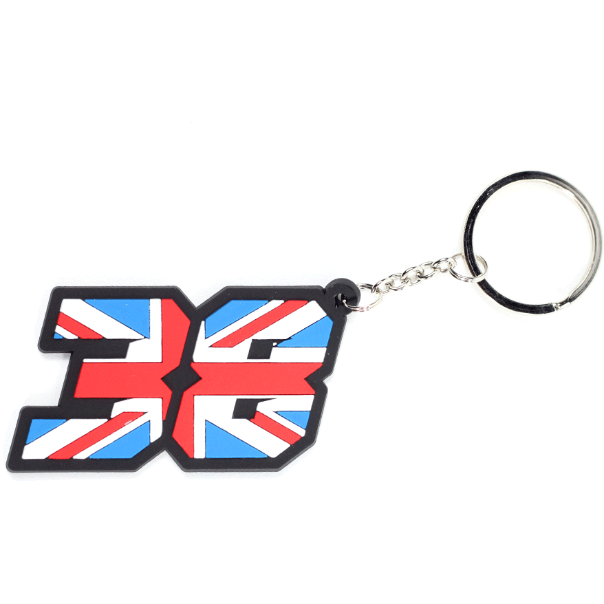 VR46 Bradley Smith 38 Key Fob Blue / Red FREE 1 YEAR Returns, FREE UK Delivery | ThrottleChimp