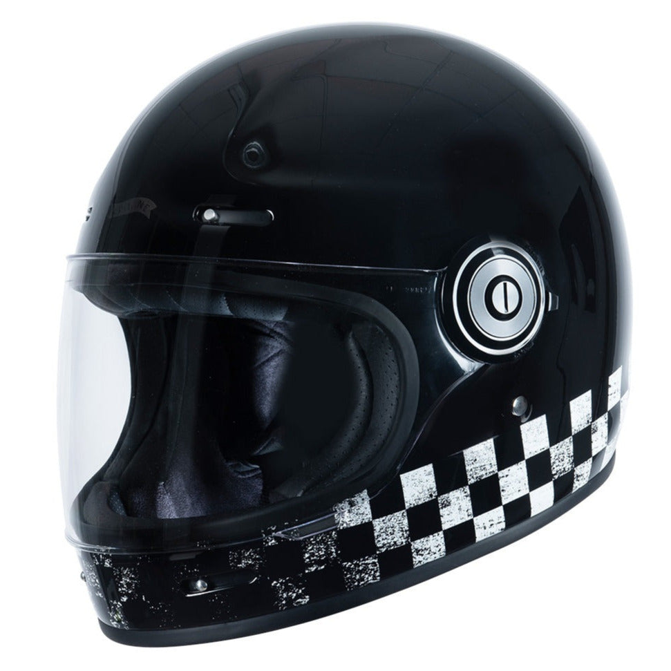 Origine Vega ECE 22.06 Full Face Helmet Racer Matt Black FREE 1 YEAR Returns, FREE UK Delivery | ThrottleChimp