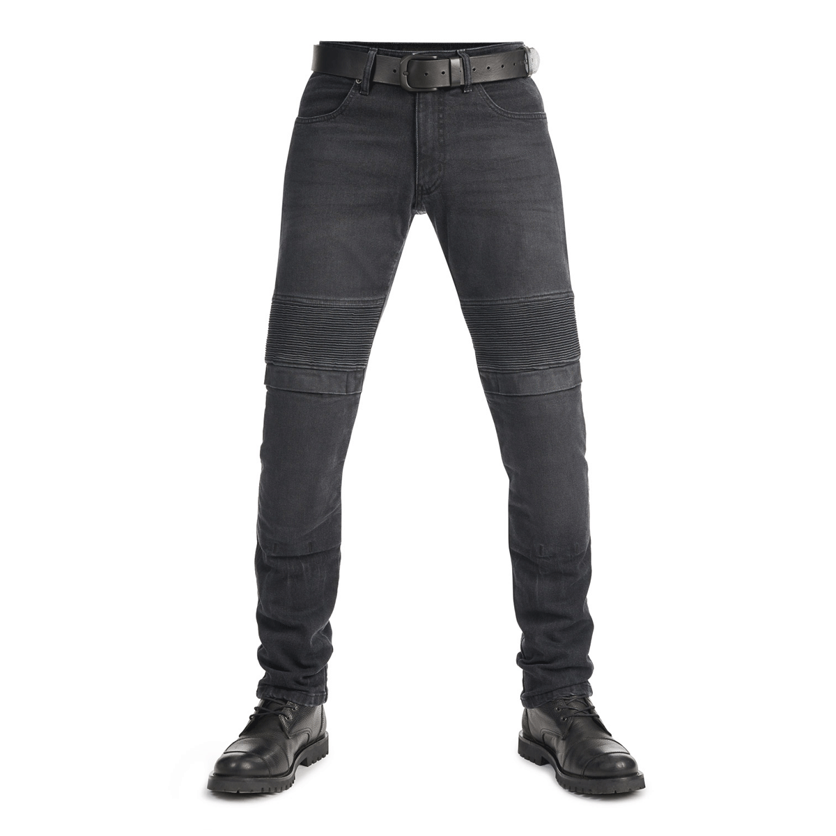 Pando Moto Karl Devil AAA Slim Fit Jeans Black FREE 1 YEAR Returns, FREE UK Delivery | ThrottleChimp