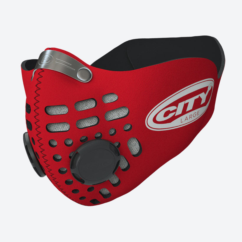 Respro City Face Mask Red RC01 FREE 1 YEAR Returns, FREE UK Delivery | ThrottleChimp