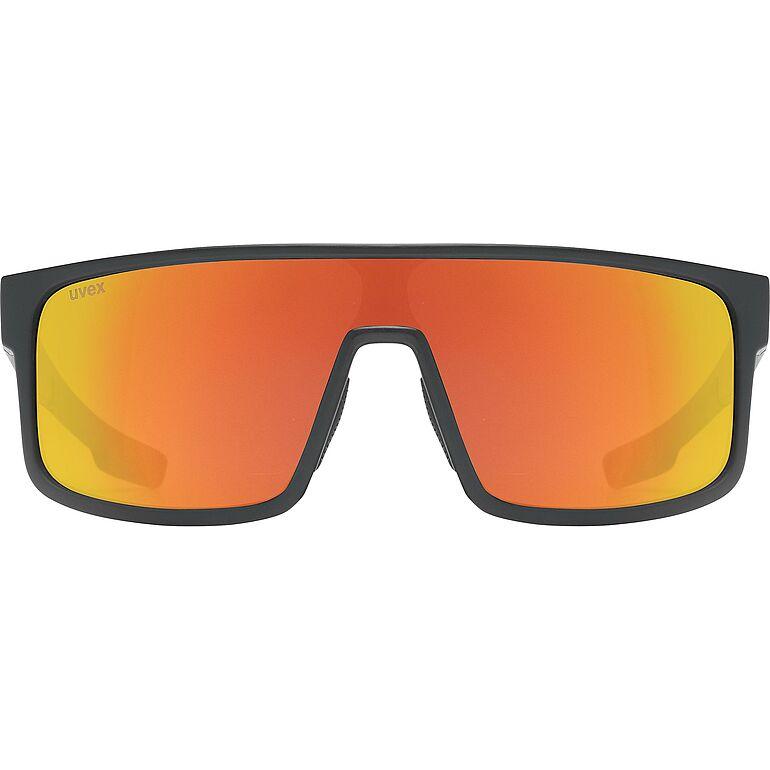 Uvex LGL 51 Sunglasses Matt Black / Red FREE 1 YEAR Returns, FREE UK Delivery | ThrottleChimp