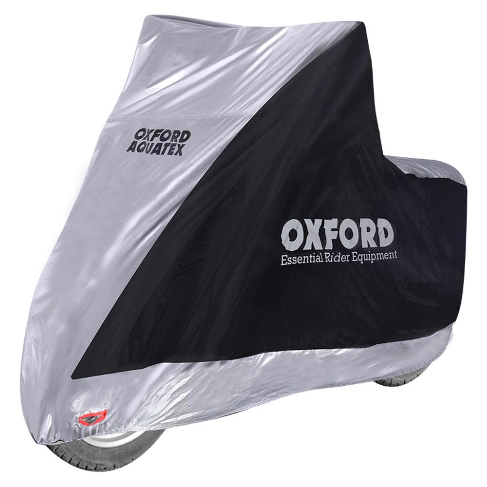 Oxford Aquatex Highscreen Scooter Cover Black / Silver FREE 1 YEAR Returns, FREE UK Delivery | ThrottleChimp