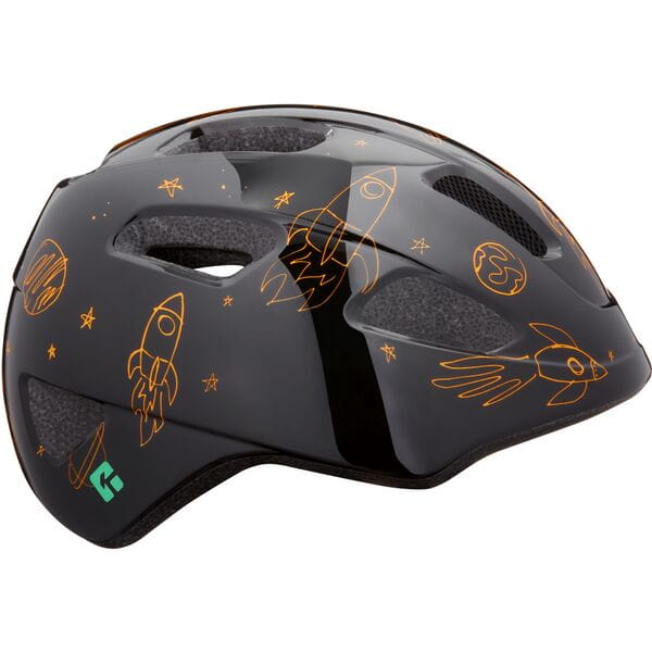 Lazer PNut 2.0 KinetiCore Kids Helmet Flying Rocket - FREE 1 YEAR Returns, FREE UK Delivery | ThrottleChimp