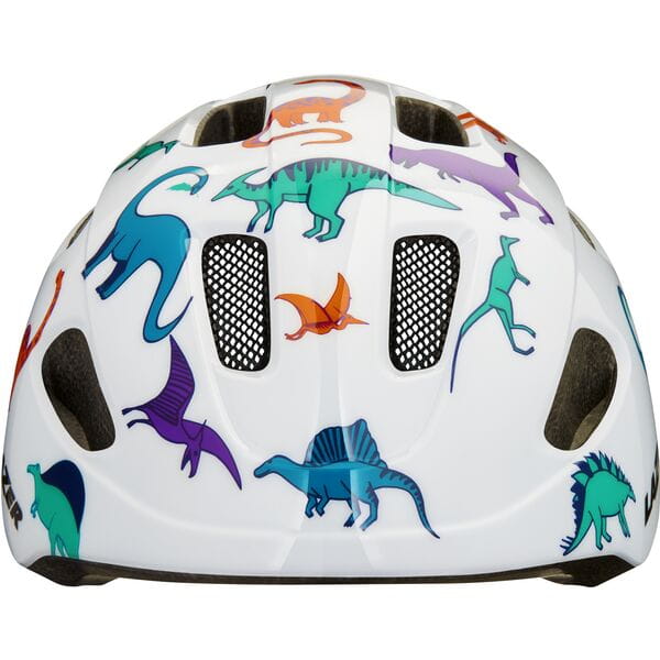 Lazer PNut 2.0 KinetiCore Kids Helmet Dinosaurs - FREE 1 YEAR Returns, FREE UK Delivery | ThrottleChimp