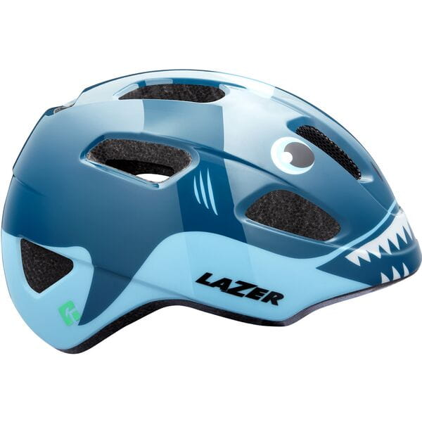 Lazer PNut 2.0 KinetiCore Kids Helmet Shark - FREE 1 YEAR Returns, FREE UK Delivery | ThrottleChimp