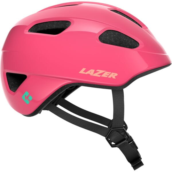 Lazer PNut 2.0 KinetiCore Kids Helmet Fuscia - FREE 1 YEAR Returns, FREE UK Delivery | ThrottleChimp