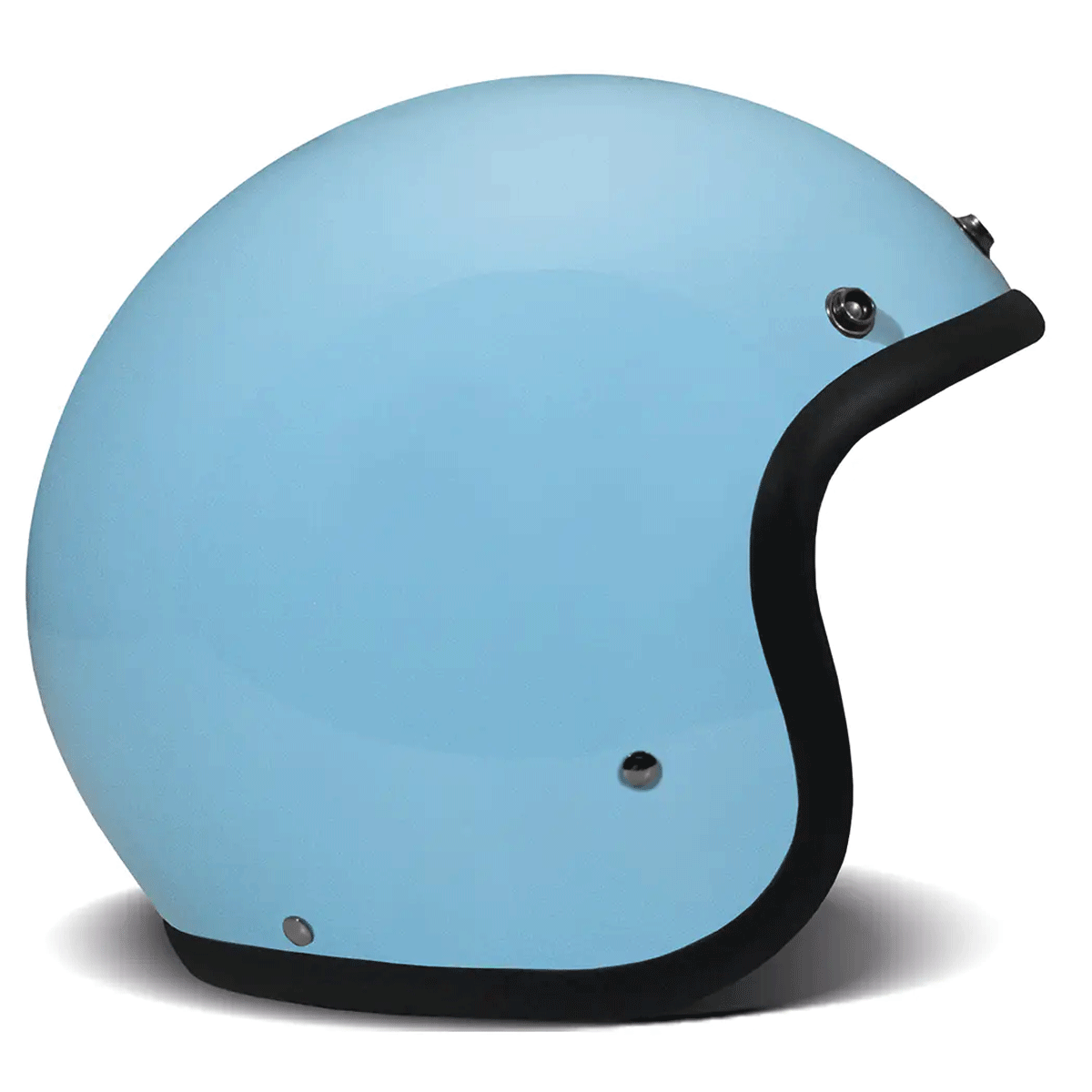 DMD Retro Jet Open Face Helmet Light Blue FREE UK Delivery, FREE 365 Day Returns | Moto Central