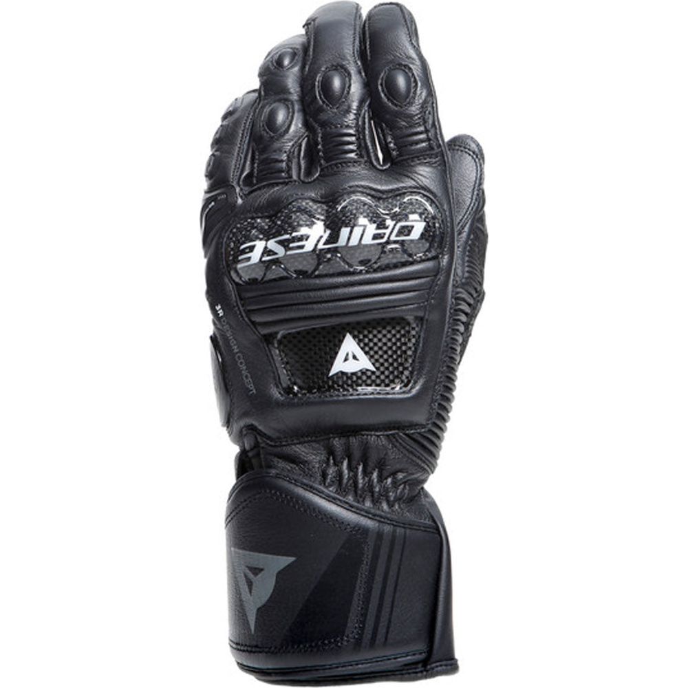 Dainese Druid 4 Leather Gloves Black / Black / Charcoal Grey