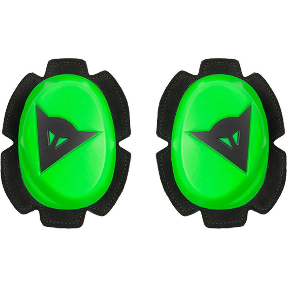 Dainese Pista Knee Sliders Fluo Green / Black FREE 1 YEAR Returns, FREE UK Delivery | ThrottleChimp