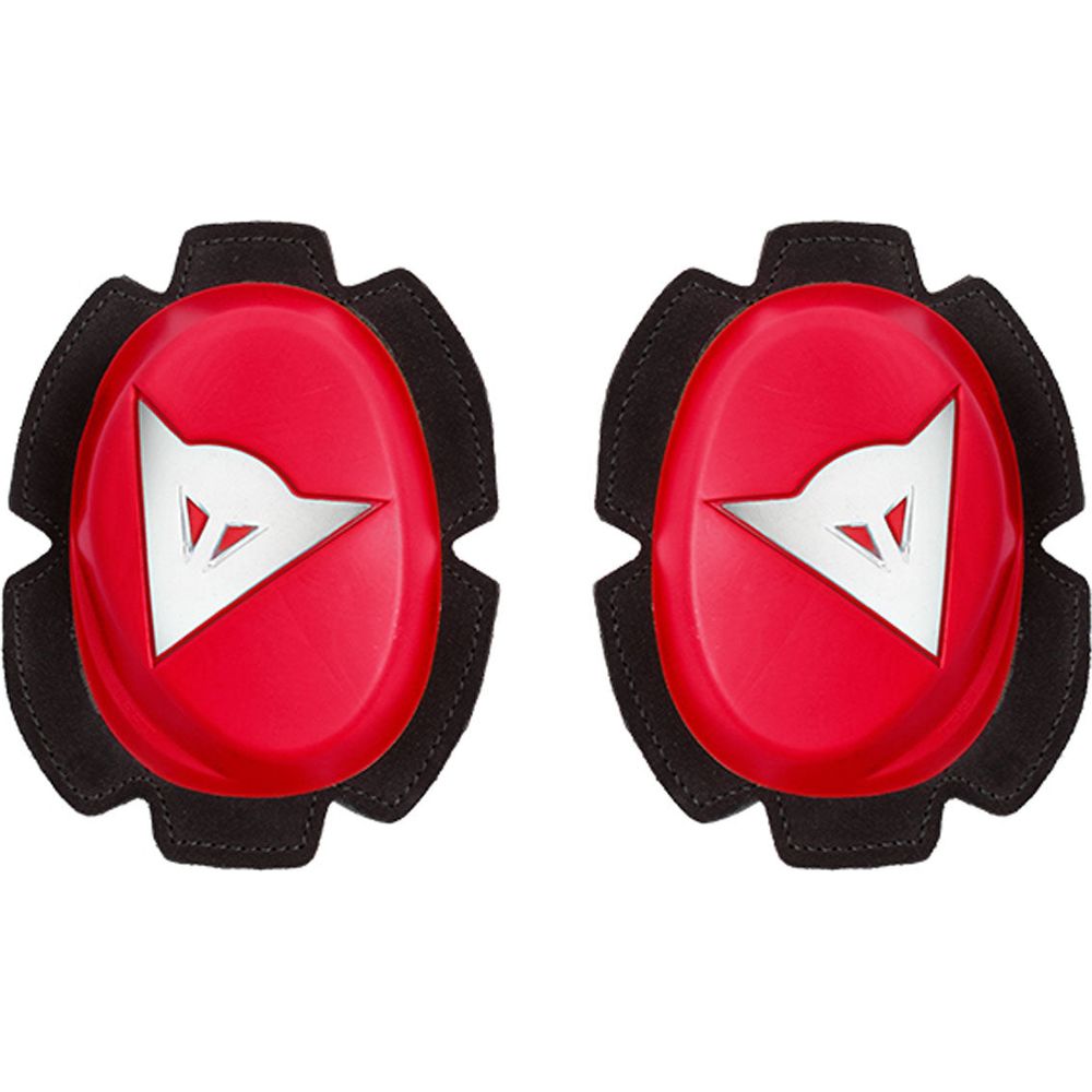 Dainese Pista Knee Sliders Red / White FREE 1 YEAR Returns, FREE UK Delivery | ThrottleChimp
