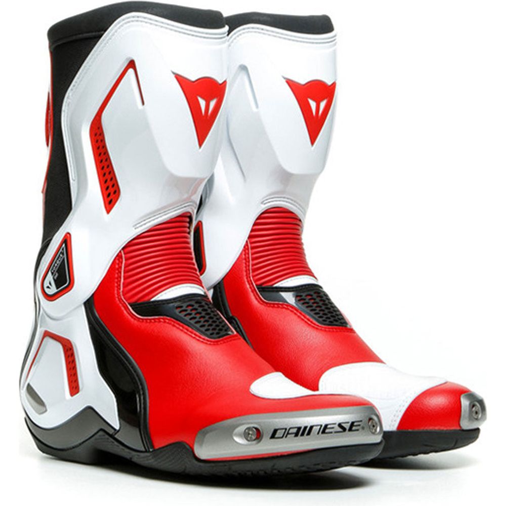 Dainese Torque 3 Out Boots Black / White / Lava Red FREE 1 YEAR Returns, FREE UK Delivery | ThrottleChimp