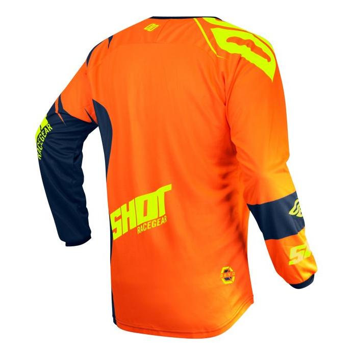 Shot Devo Kids MX Jersey Ventury Neon Orange / Neon Yellow FREE 1 YEAR Returns, FREE UK Delivery | ThrottleChimp
