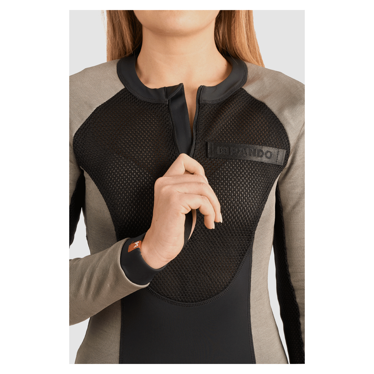 Pando Moto Bia AAA Protective Body Ladies Base Layer Grey FREE 1 YEAR Returns, FREE UK Delivery | ThrottleChimp