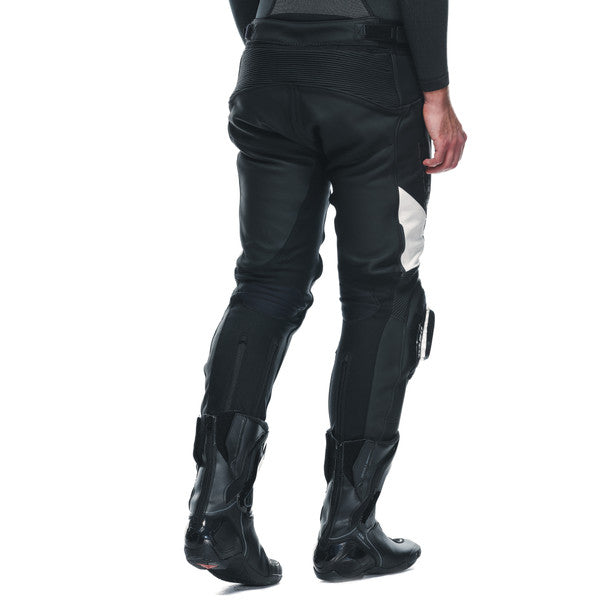 Dainese Delta 4 Leather Trouser Black / White FREE 1 YEAR Returns, FREE UK Delivery | ThrottleChimp