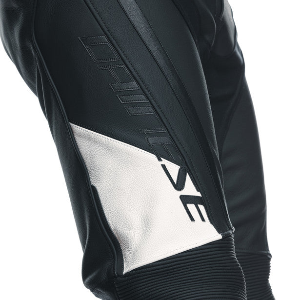 Dainese Delta 4 Leather Trouser Black / White FREE 1 YEAR Returns, FREE UK Delivery | ThrottleChimp
