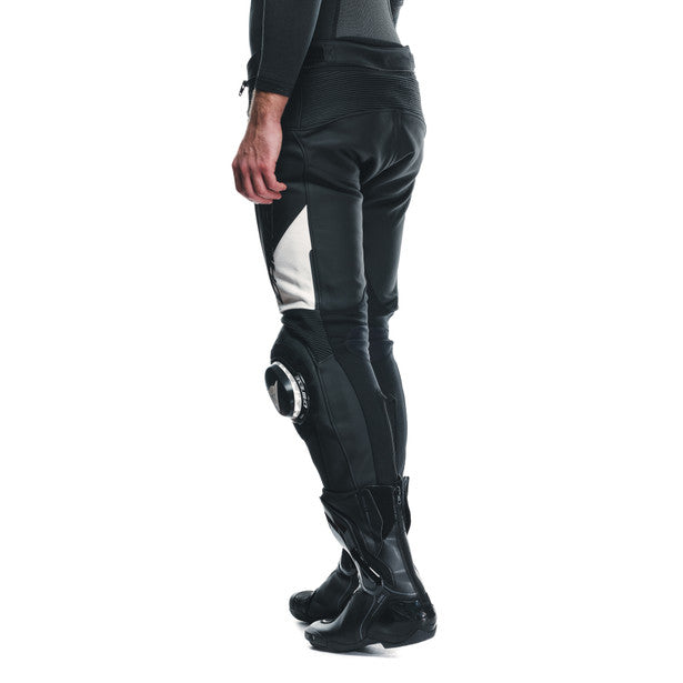 Dainese Delta 4 Leather Trouser Black / White FREE 1 YEAR Returns, FREE UK Delivery | ThrottleChimp