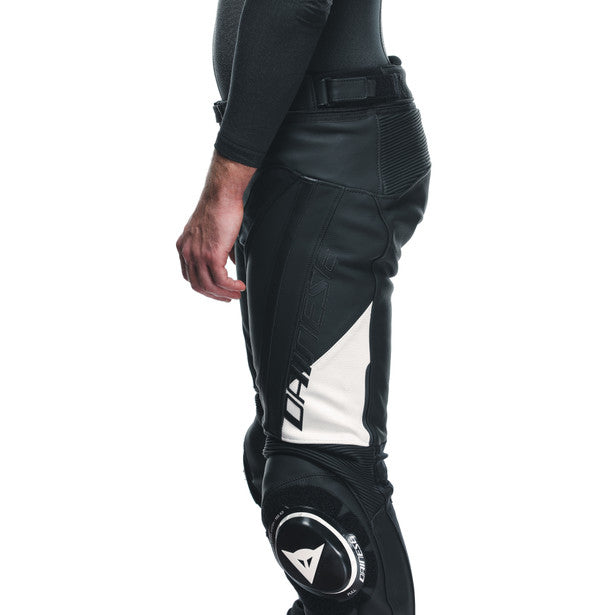 Dainese Delta 4 Leather Trouser Black / White FREE 1 YEAR Returns, FREE UK Delivery | ThrottleChimp