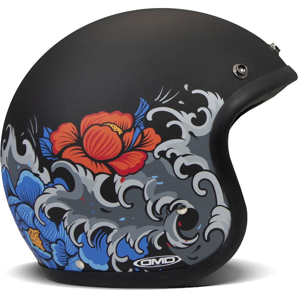 DMD Vintage Standard Open Face Helmet Irezumi FREE 1 YEAR Returns, FREE UK Delivery | ThrottleChimp