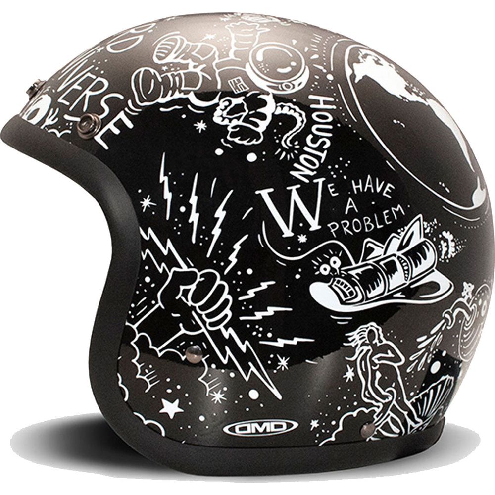 DMD Vintage Standard Open Face Helmet Weird FREE 1 YEAR Returns, FREE UK Delivery | ThrottleChimp