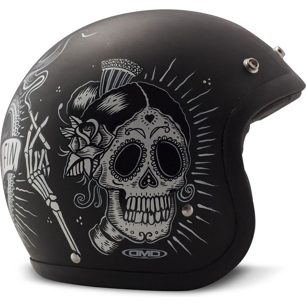 DMD Vintage Standard Open Face Helmet Sin Fin FREE 1 YEAR Returns, FREE UK Delivery | ThrottleChimp