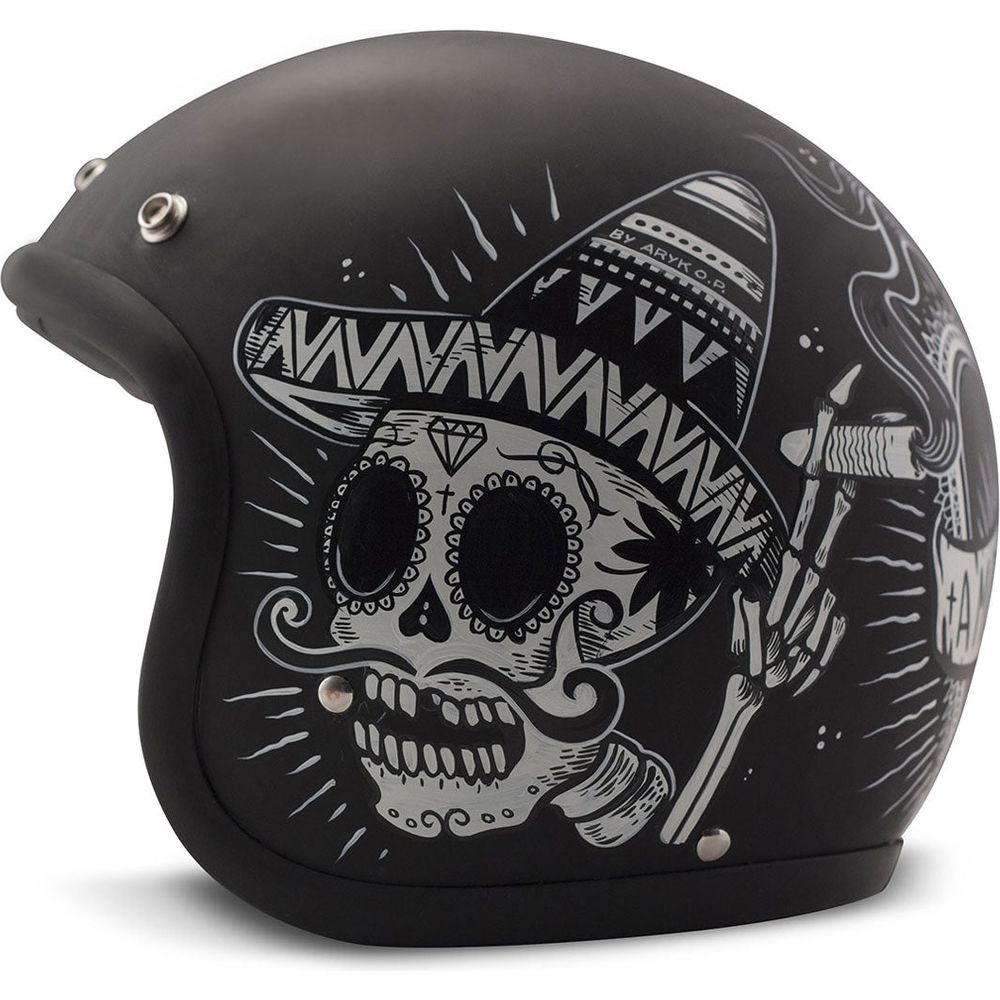 DMD Vintage Standard Open Face Helmet Sin Fin FREE 1 YEAR Returns, FREE UK Delivery | ThrottleChimp