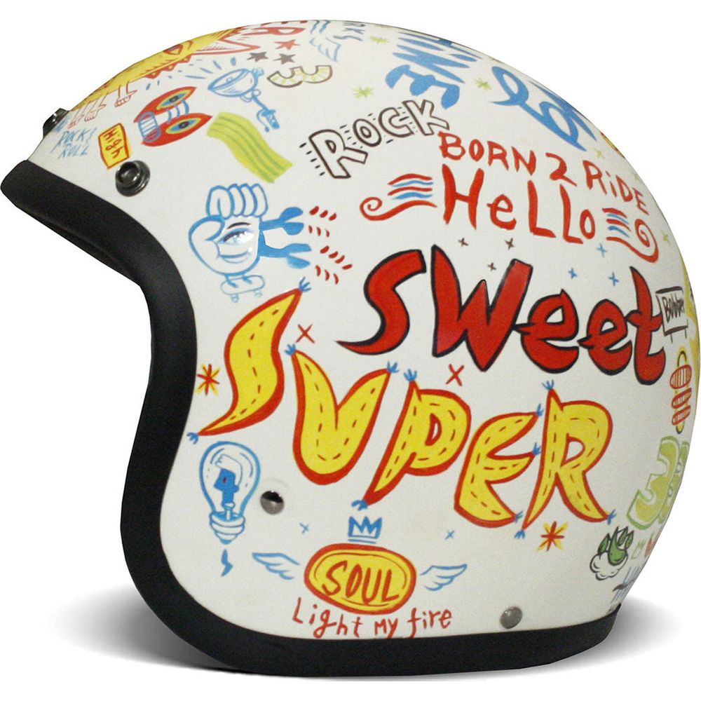 DMD Vintage Standard Open Face Helmet Soul FREE 1 YEAR Returns, FREE UK Delivery | ThrottleChimp