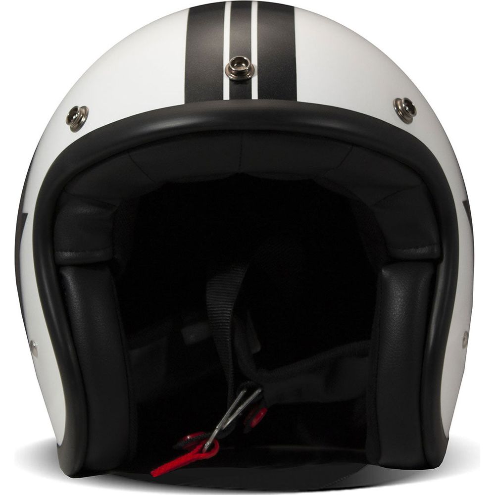 DMD Vintage Standard Open Face Helmet Star White FREE 1 YEAR Returns, FREE UK Delivery | ThrottleChimp