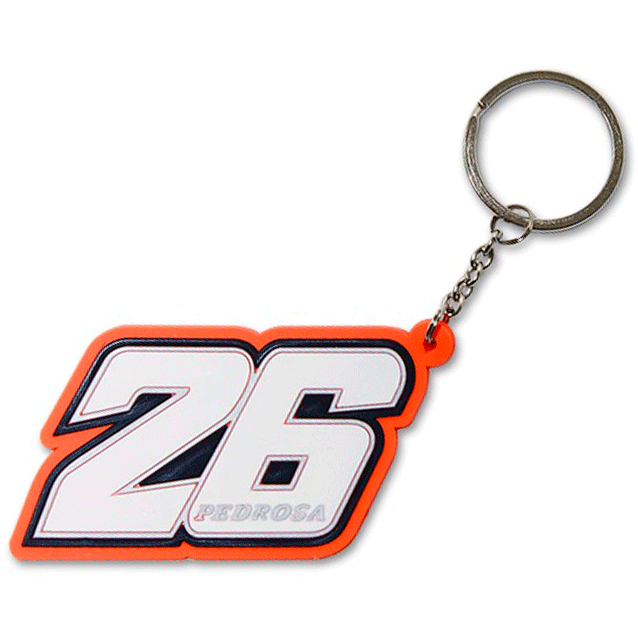 VR46 Pedrosa 26 Key Fob White FREE 1 YEAR Returns, FREE UK Delivery | ThrottleChimp