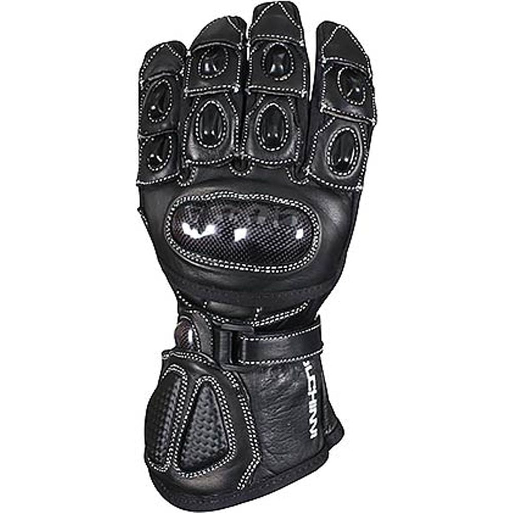 Duchinni Bambino Youth Leather Gloves Black FREE 1 YEAR Returns, FREE UK Delivery | ThrottleChimp