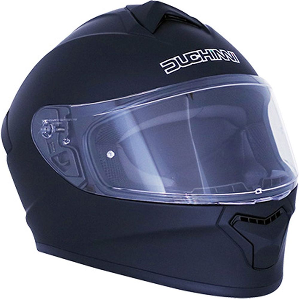 Duchinni D977 Full Face Helmet Matt Black FREE 1 YEAR Returns, FREE UK Delivery | ThrottleChimp