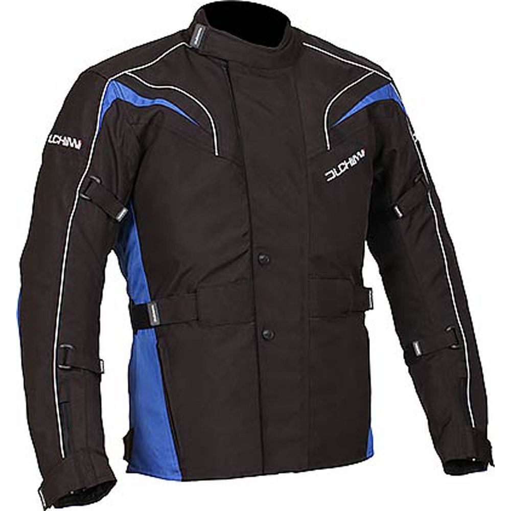 Duchinni Hurricane Textile Jacket Black / Blue FREE 1 YEAR Returns, FREE UK Delivery | ThrottleChimp
